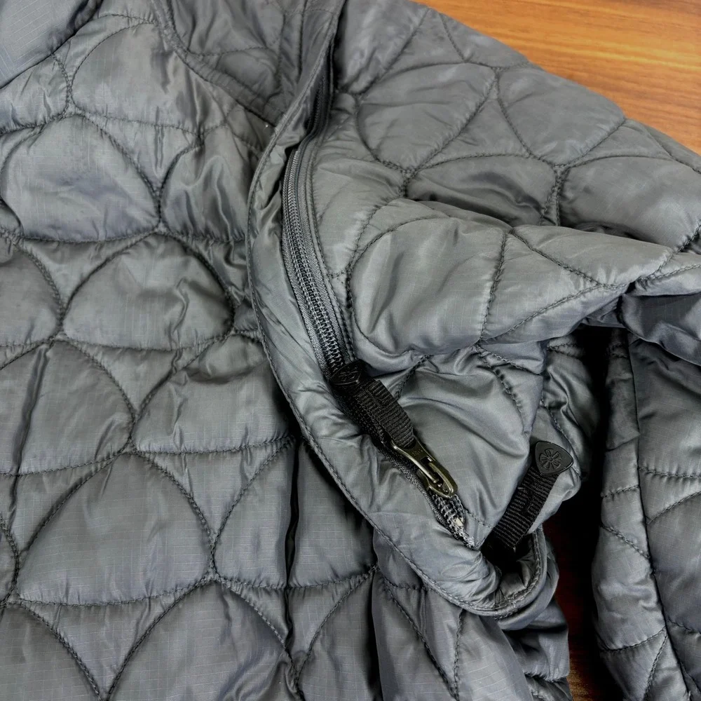 Nike ACG‎ Boys 3 in 1 Compatible Gray Quilted Puffer Jacket Outer Layer L 12 14